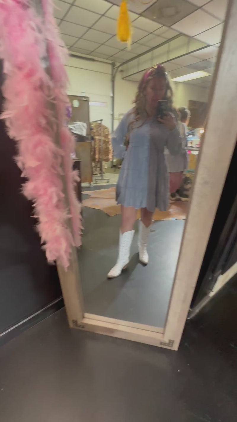 Broadway Bunny White Leather Boot
