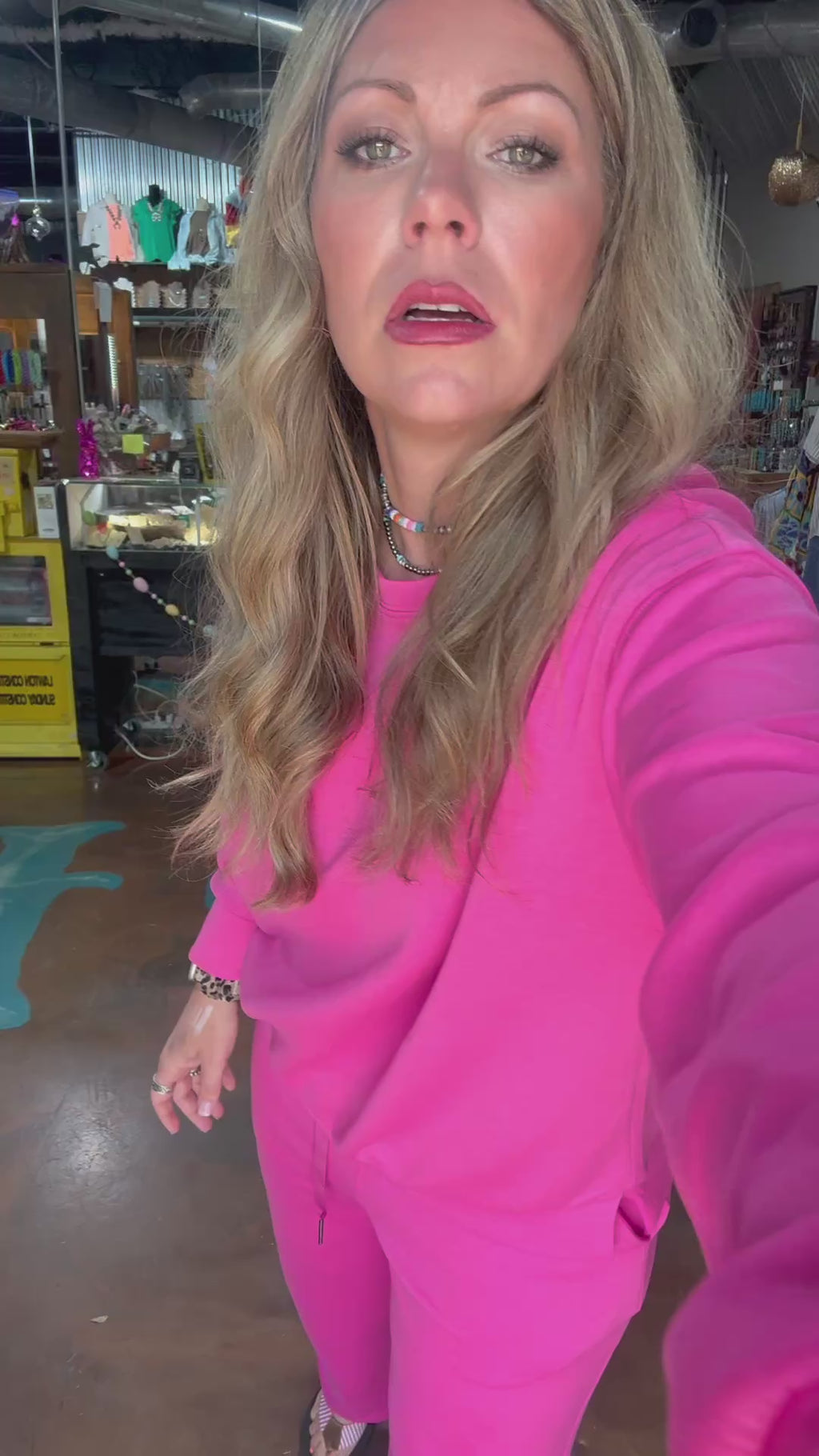 Hot Pink Super Soft Joggers w/ Draw String - Country Lace Boutique