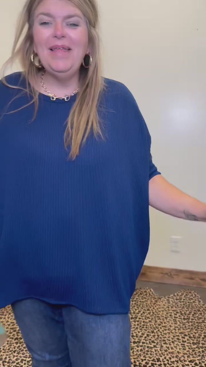 blueribbedoversizedtop