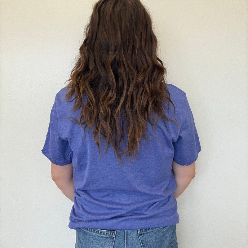 Purple Animal Print Love T-shirt / Large - Country Lace Boutique