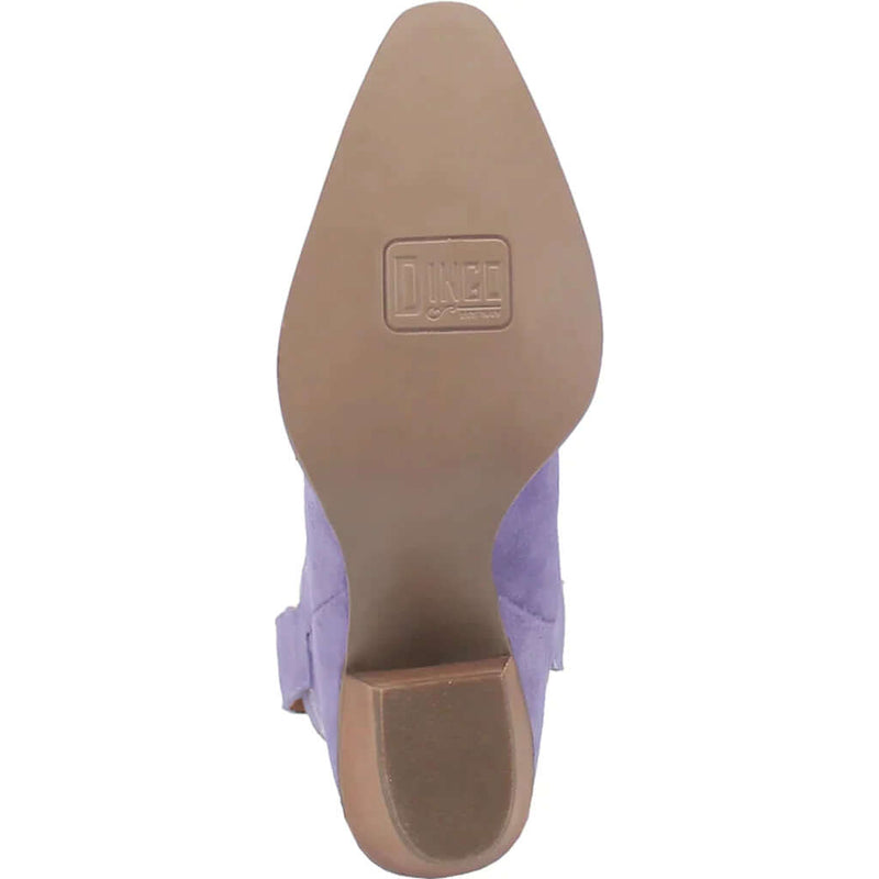 Purple Rough Out Shortie Dingo Joyride Boot size 7 - Country Lace Boutique