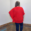Red Waffle Dolman Short Sleeve Top - Country Lace Boutique