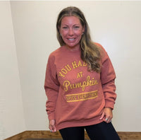 Rust & Mustard You had me at PUMPKIN SPICE Sweatshirt - Country Lace Boutique