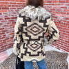 Short Tan and Brown Fur Jacket. - Country Lace Boutique