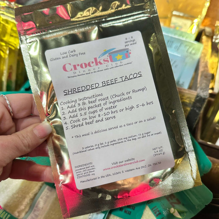 Shredded Beef Tacos Crockstar - Country Lace Boutique