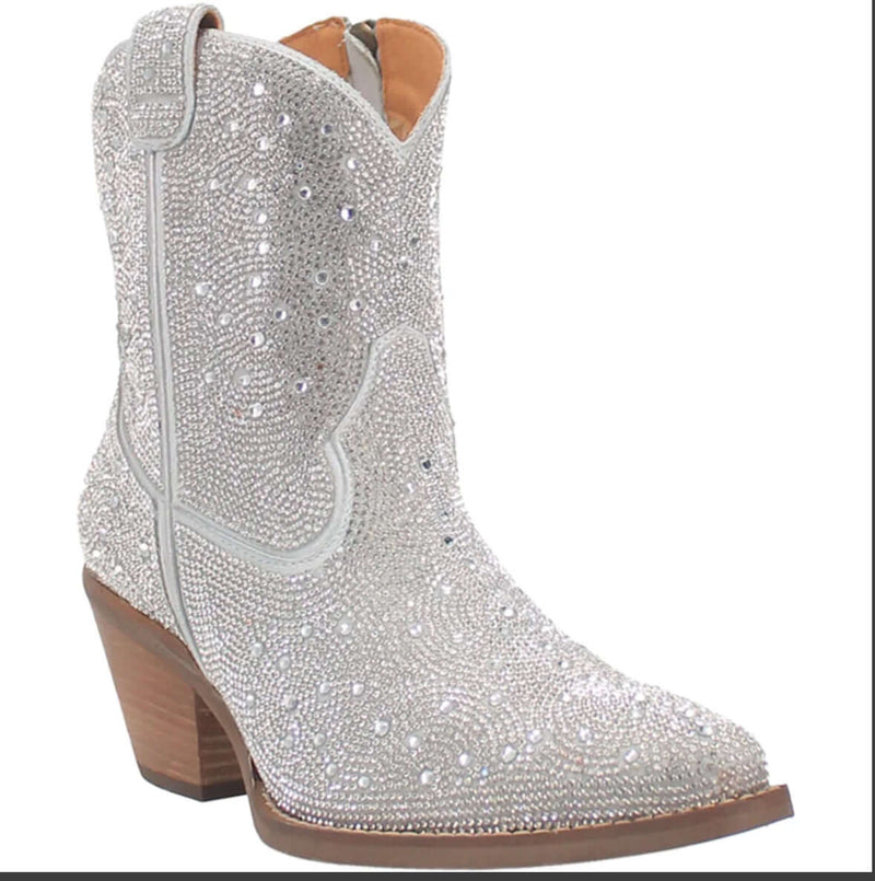 Silver Rhinestone Dingo Boot (DS) - Country Lace Boutique