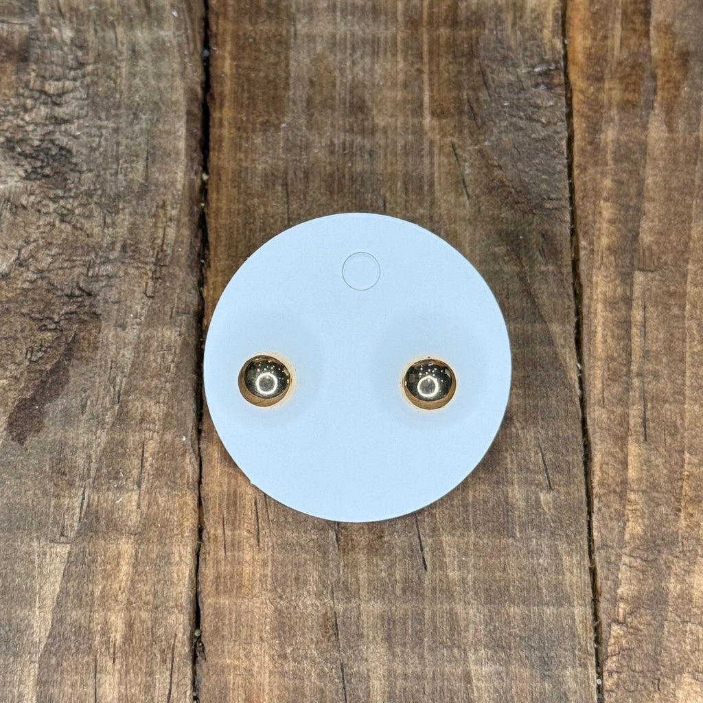 Simple Gold Post Stud Fashion Earrings - Country Lace Boutique