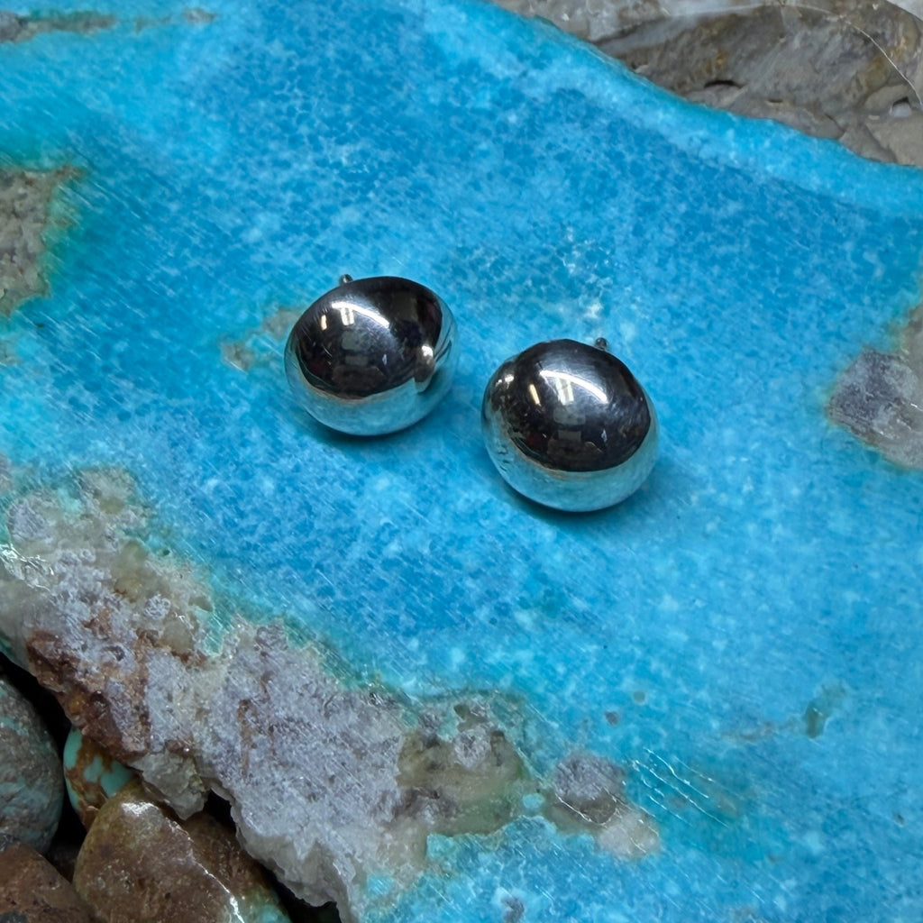 Solid Sterling Round Post Sterling Silver Earring - Country Lace Boutique