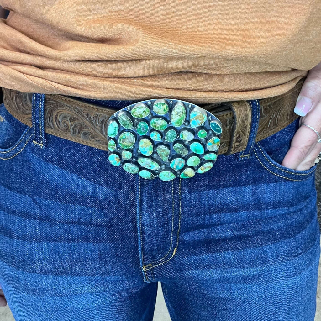 Sonoran Gold Nugget Belt Buckle - Country Lace Boutique