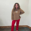 Straight Red Silky Pants - Country Lace Boutique