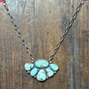 Stunning Golden Hill Cluster Sterling Silver Necklace - Country Lace Boutique