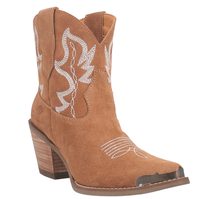 Tan Rough Out Shortie Dingo Joyride Boot - Country Lace Boutique
