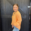 tangerineorangeribbedlongsleevetop