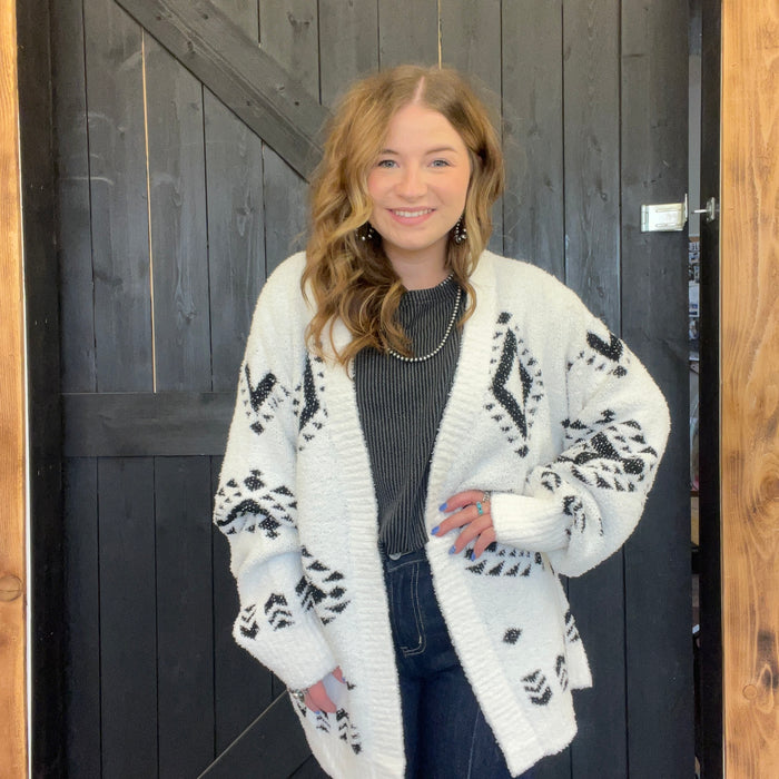 taupegreyaztecsoftcardigan