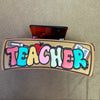 TEACHER Hair Clip - Country Lace Boutique