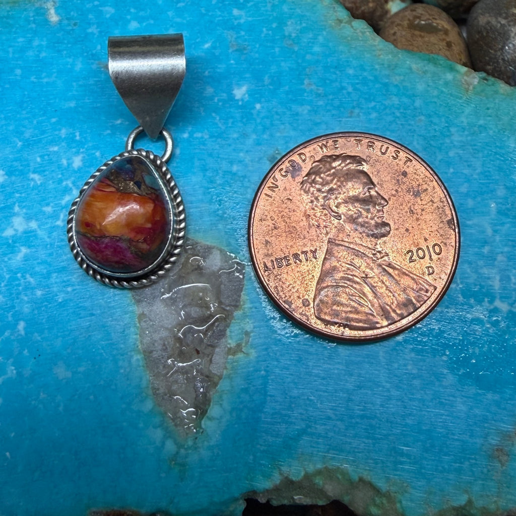 Teardrop Sterling Silver Necklace Pendant - Country Lace Boutique