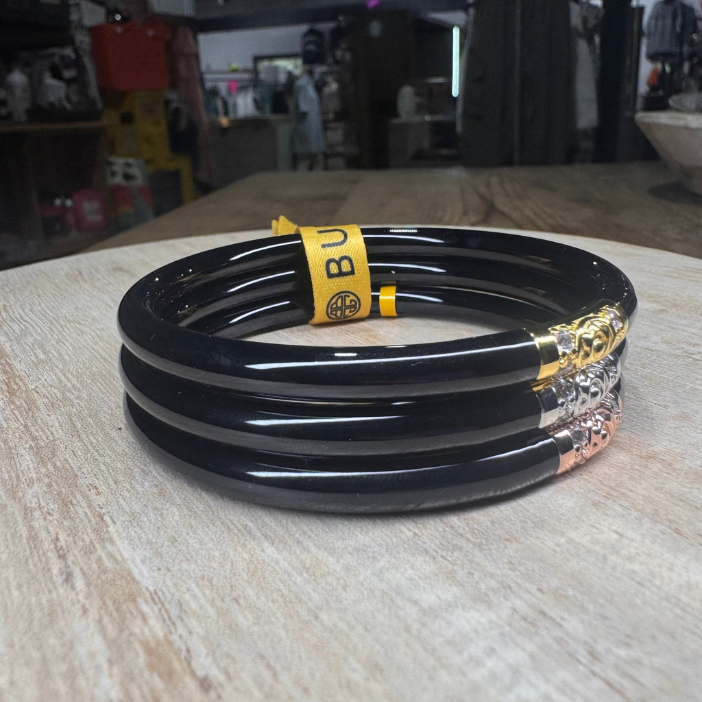 Three Kings All Weather Bangles® (AWB®) - Black: Large - Country Lace Boutique