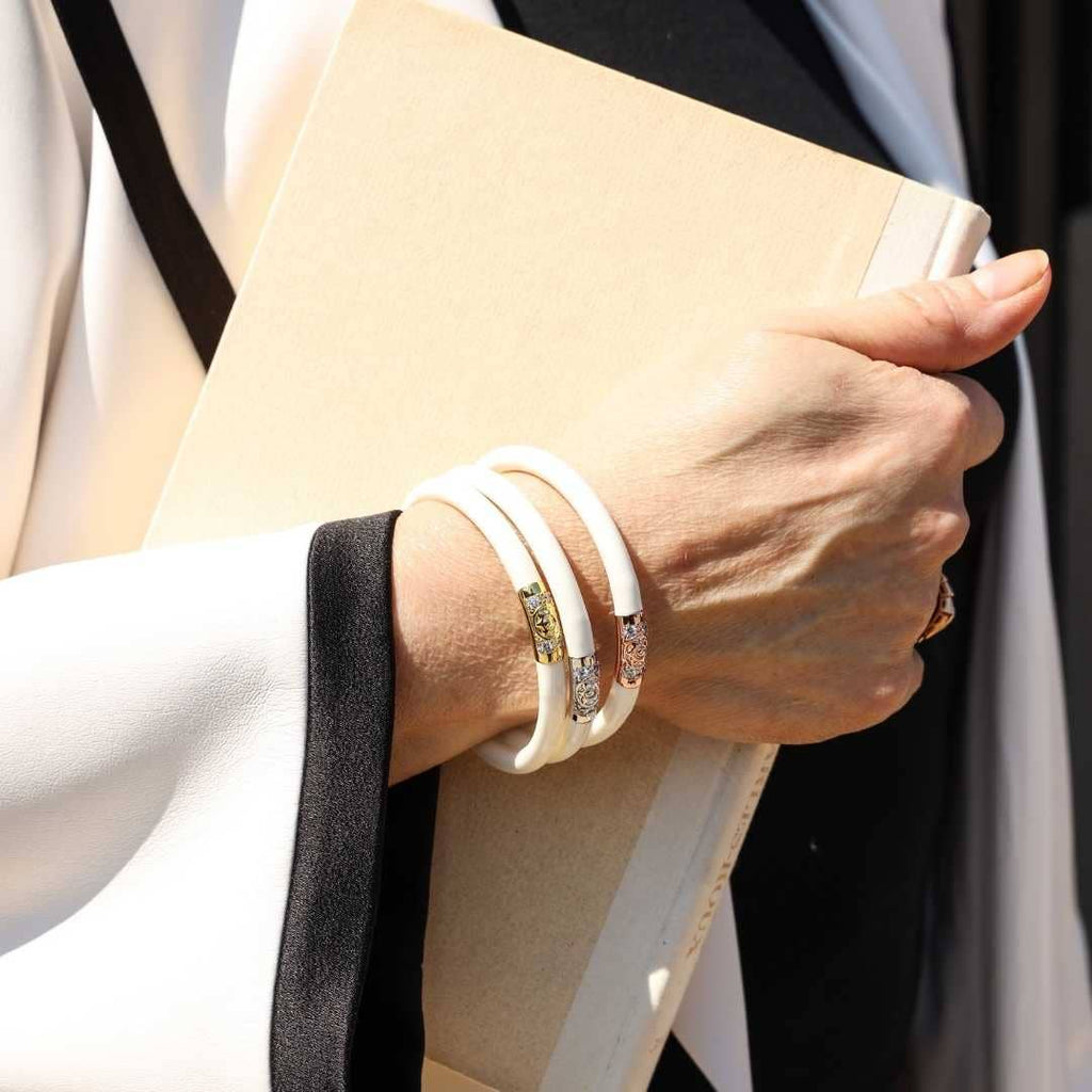 Three Kings All Weather Bangles® - Ivory: Large - Country Lace Boutique