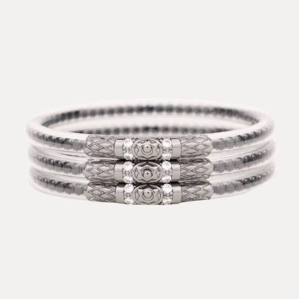 Three Queens All Weather Bangles® (AWB®) - Black Spinel: Large - Country Lace Boutique