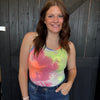 Tie Dye Tank Top Bodysuit - Country Lace Boutique