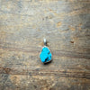 Tiny Turquoise Sterling Silver Necklace Pendant - Country Lace Boutique