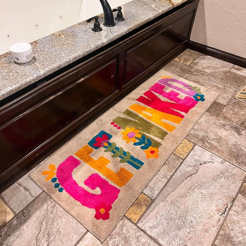 Tufted Runner Bath Mat - Get Naked - Country Lace Boutique