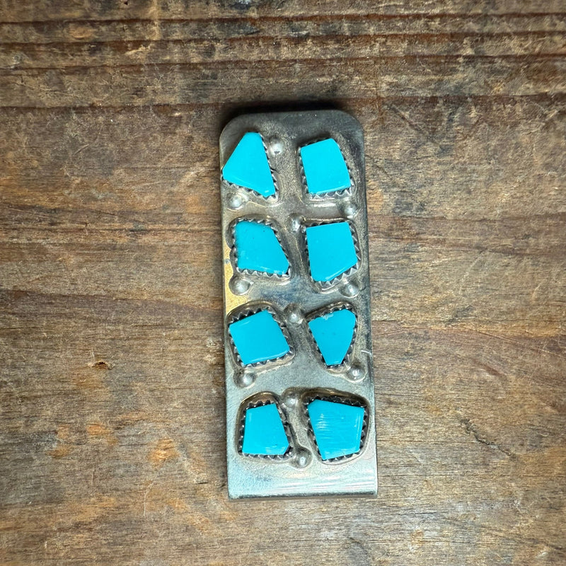 Turquoise 8 Stone Money Clip - Country Lace Boutique