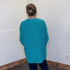 Turquoise Bubble Open Front w/ Pockets Long Sleeve Cardigan - Country Lace Boutique
