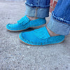 Turquoise Fringe Dayworker Broncy Donkey Shoe - Country Lace Boutique