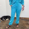 Turquoise Super Soft Joggers w/ Draw String - Country Lace Boutique