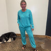 Turquoise Super Soft Joggers w/ Draw String - Country Lace Boutique