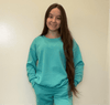 Turquoise Super Soft Sweat Shirt - Country Lace Boutique