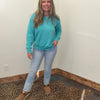 Turquoise Super Soft Sweat Shirt - Country Lace Boutique