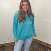 Turquoise Super Soft Sweat Shirt - Country Lace Boutique