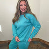 Turquoise Super Soft Sweat Shirt - Country Lace Boutique
