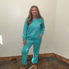 Turquoise Super Soft Sweat Shirt - Country Lace Boutique