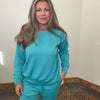 Turquoise Super Soft Sweat Shirt - Country Lace Boutique