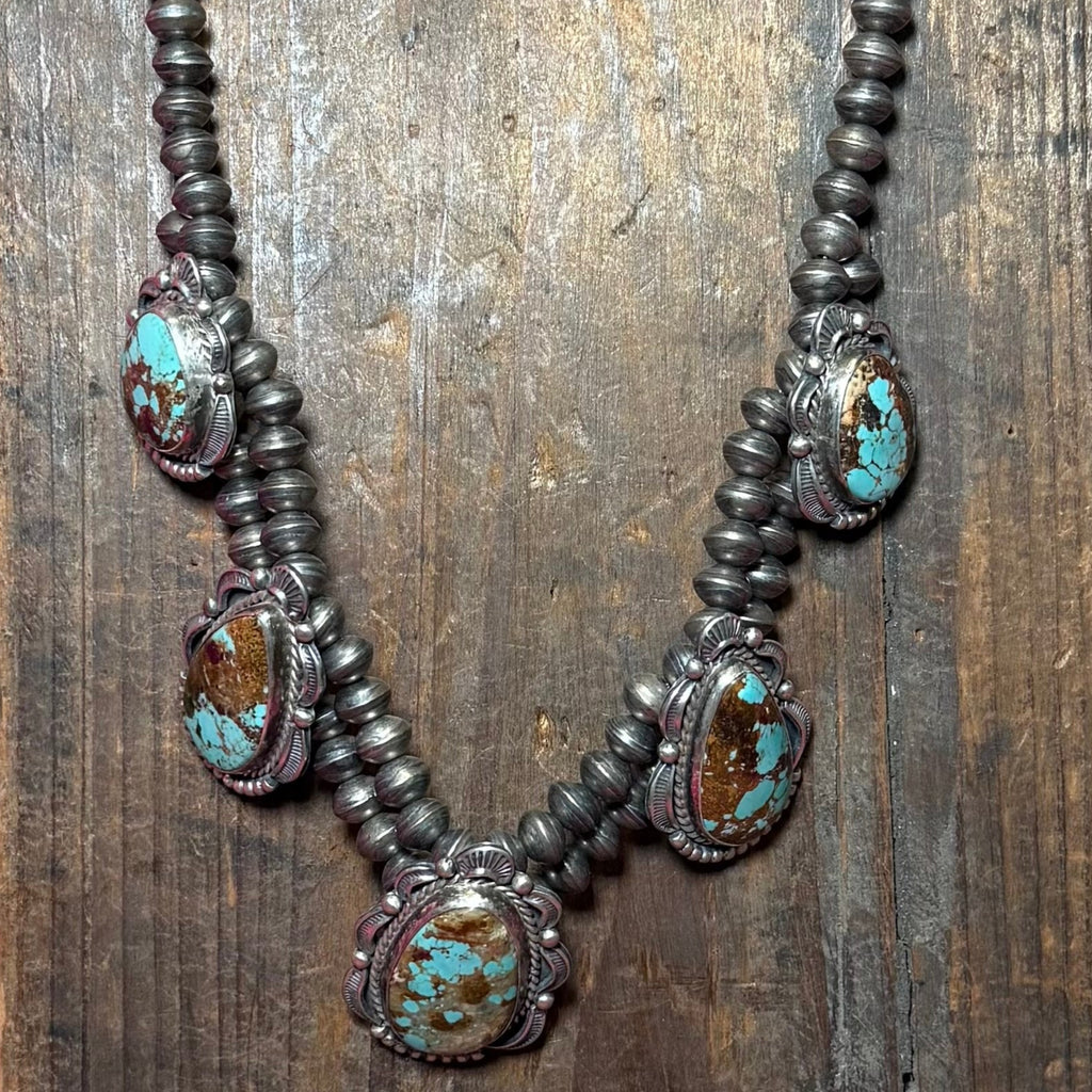turquoise5stonenecklace