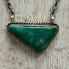 Unique Kingman Turquoise Sterling Silver Necklace - Country Lace Boutique