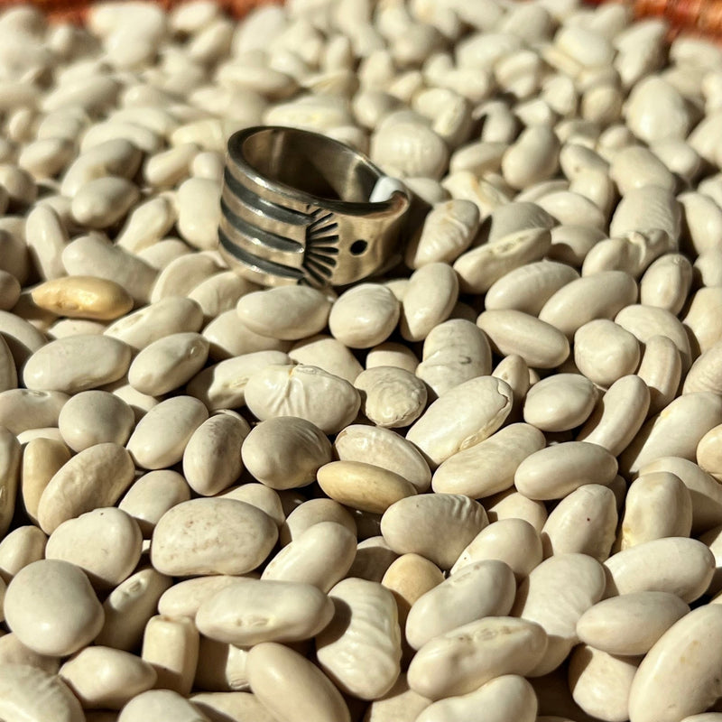 Unisex Thick Sterling Silver Sterling Silver Ring - Country Lace Boutique