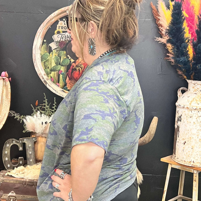 Vintage Camo T-Shirt - Country Lace Boutique