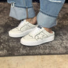White Mule Vintage Havana Val 6 Tennis Silver Shoe - Country Lace Boutique