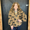 Wild Sherpa Horse Oversized Zip Up Jacket - Country Lace Boutique