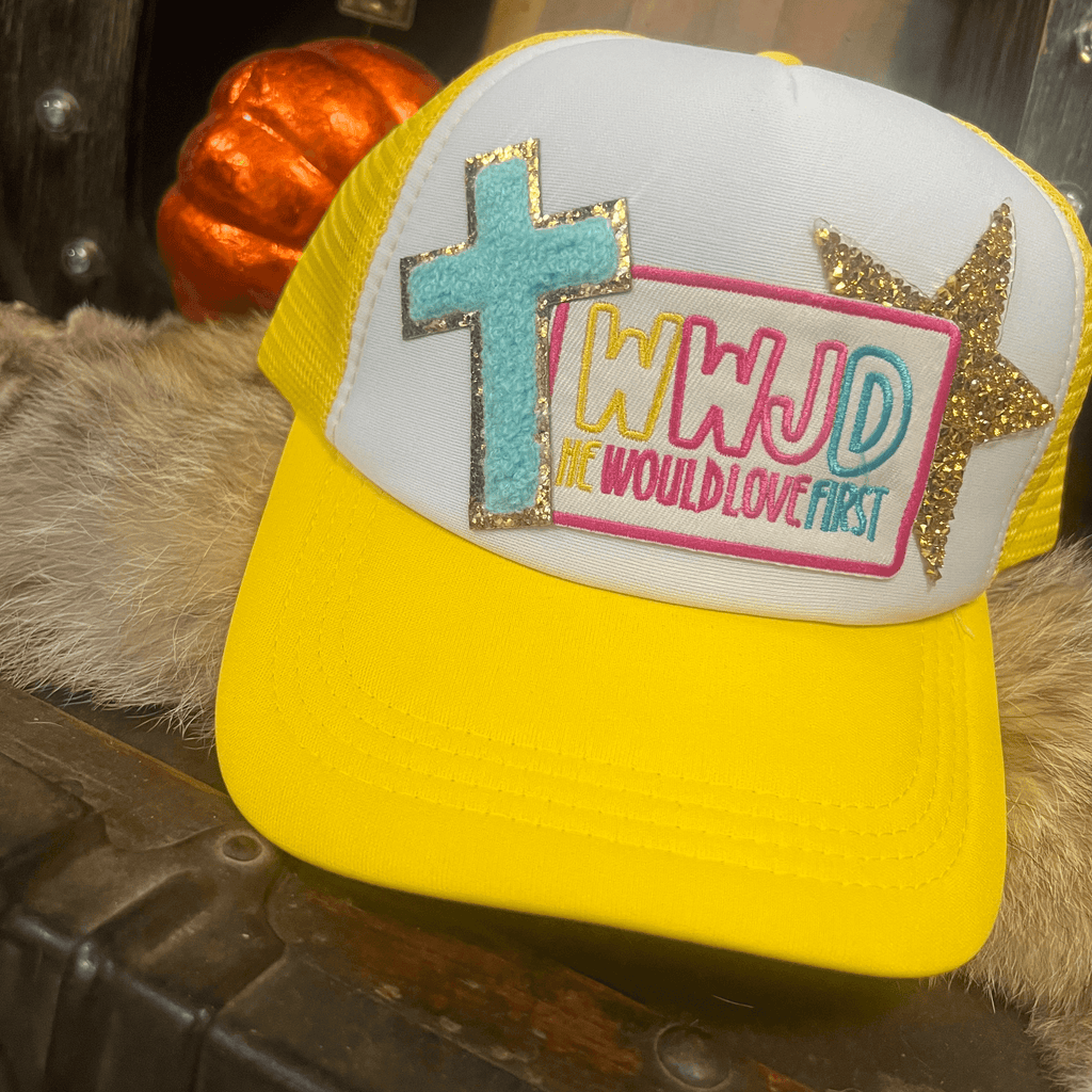 wwjd custom patch hat