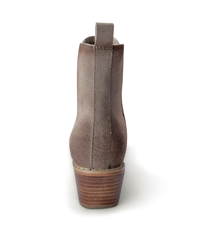 Wylie Suede Ankle Boot in Taupe