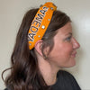 Yellow Black & White Gameday Headband - Country Lace Boutique