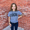 Youth Athletic Grey Local Crew Neck T-shirt - Country Lace Boutique