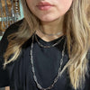 16 inch Thick Link Chain Sterling Silver Necklace - Country Lace Boutique