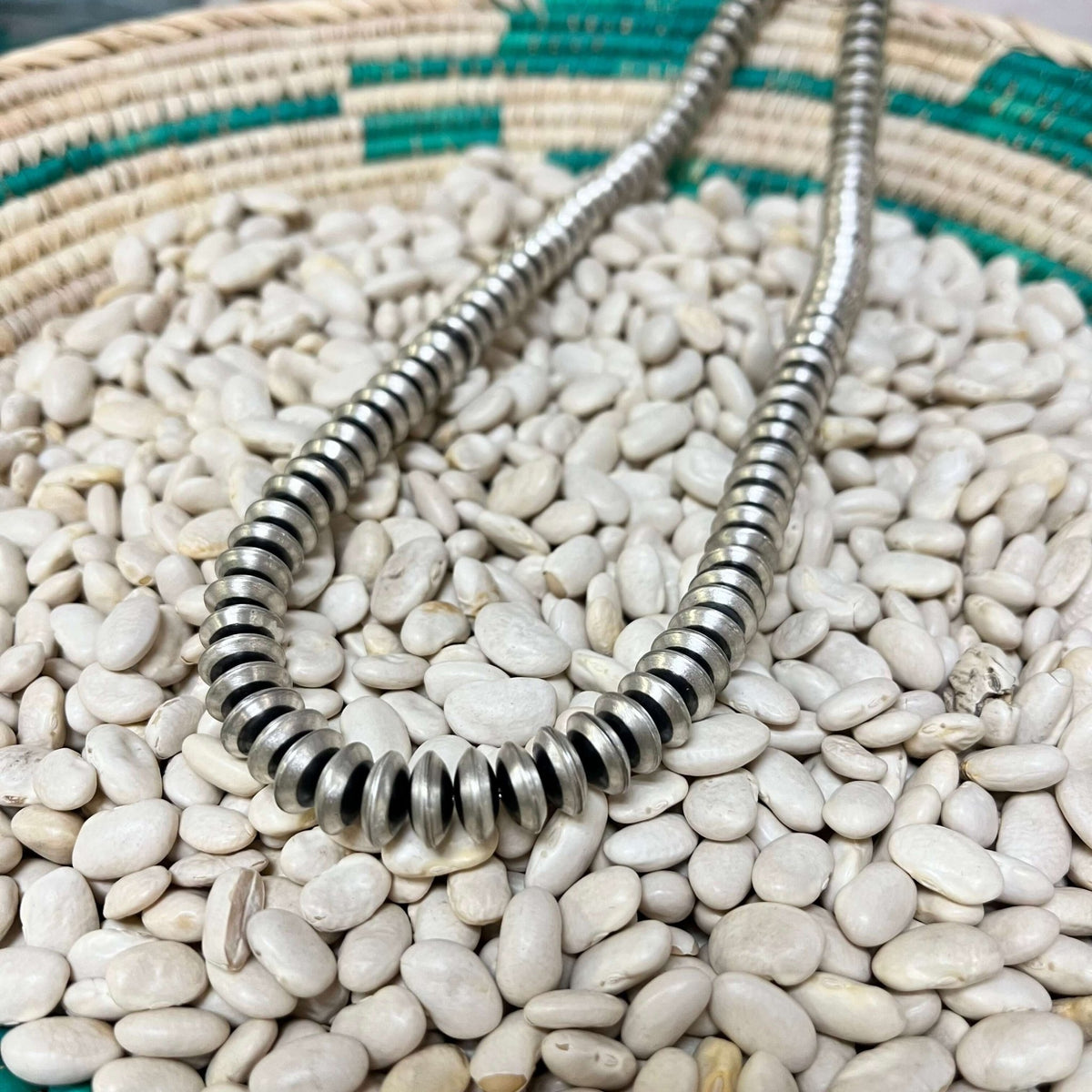 30 inch 10mm Shiny Saucer Sterling Silver Necklace - Country Lace Boutique