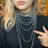 30 inch 9mm Saucer Genuine Sterling Silver Navajo Pearl Necklace - Country Lace Boutique